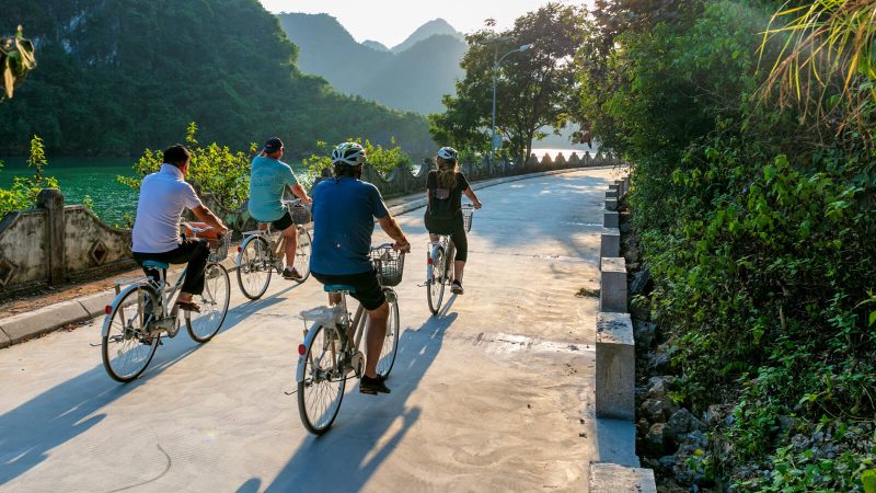 Cycling In Viet Hai Village